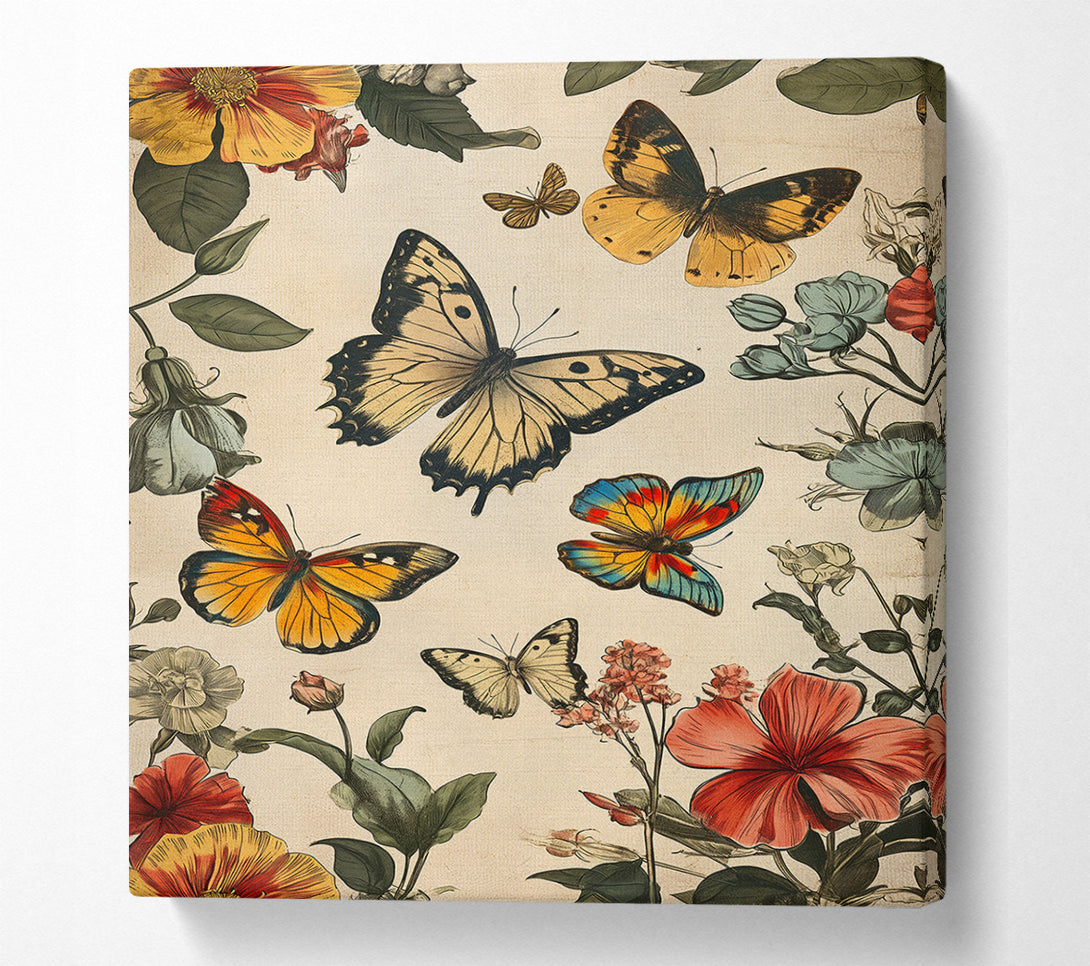  A Canvas Print of Flutter Dance Canvas Wall Art