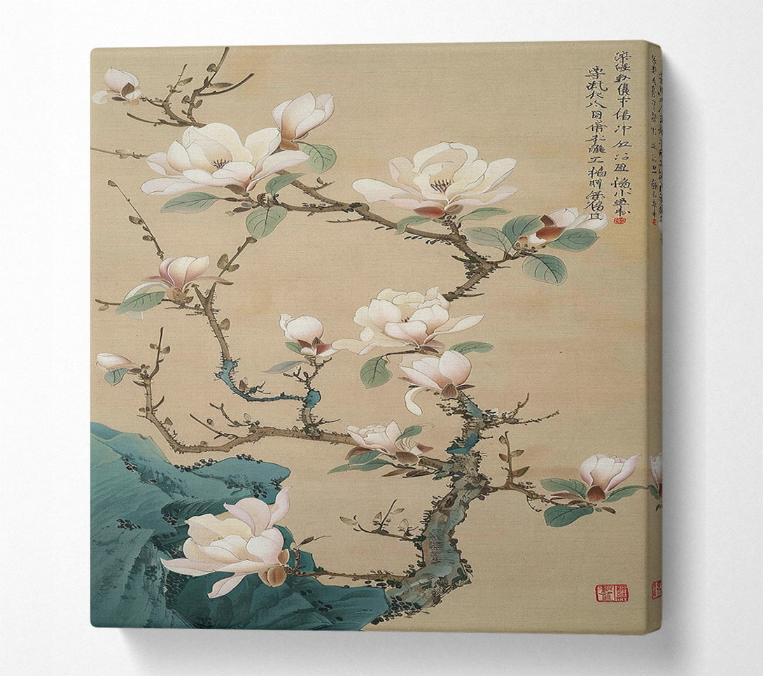  A Canvas Print of Spring Blossoms Canvas Wall Art