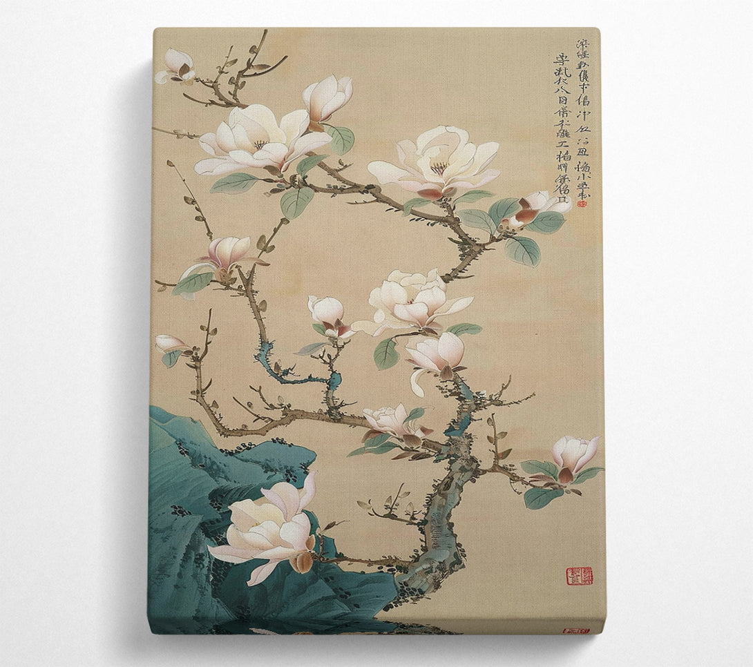  A Canvas Print of Spring Blossoms Canvas Wall Art