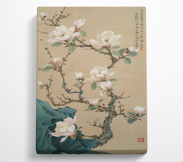  A Canvas Print of Spring Blossoms Canvas Wall Art