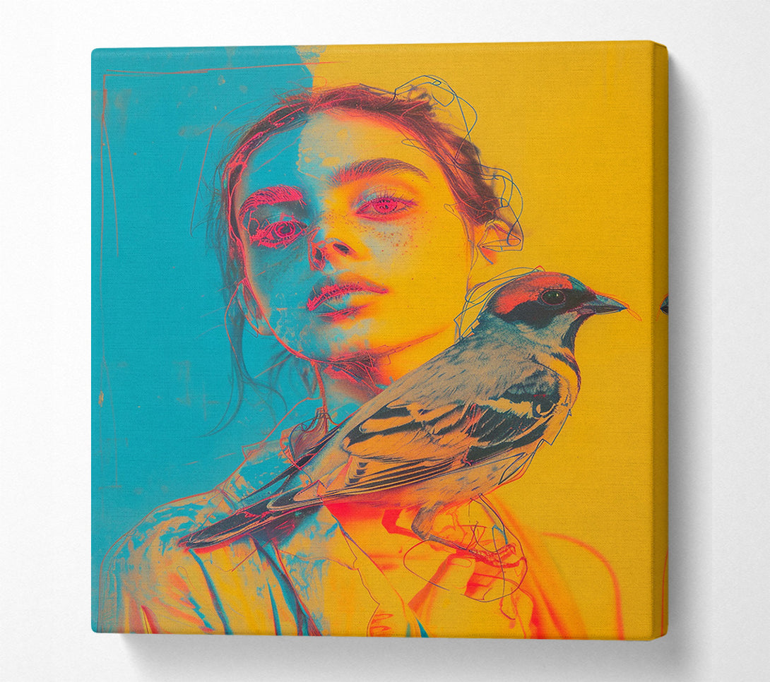  A Canvas Print of Avian Affinity Canvas Art