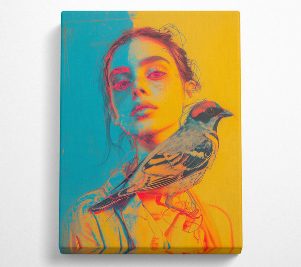  A Canvas Print of Avian Affinity Canvas Art