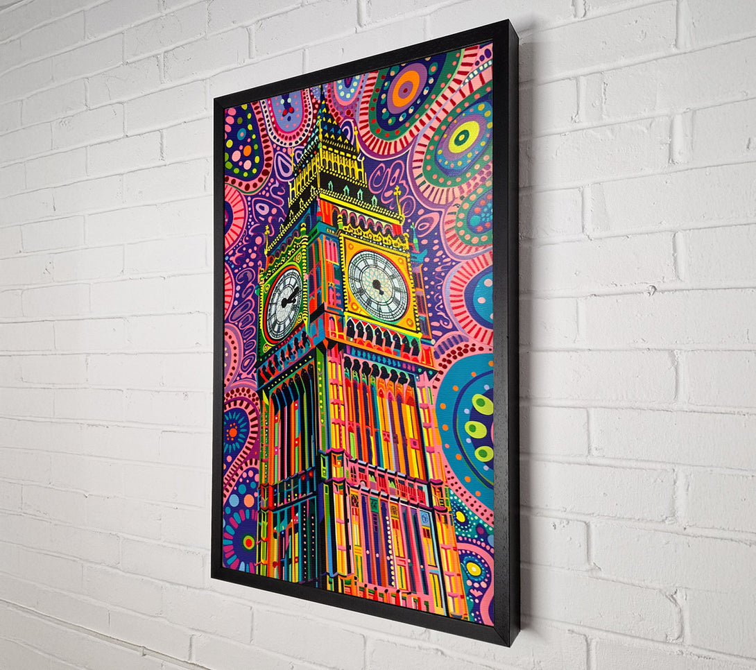  A Canvas Print of Psychedelic London Canvas Print