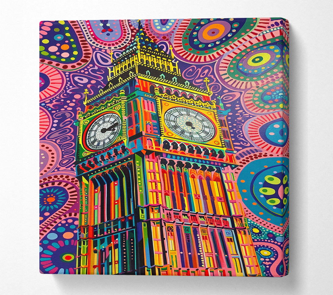  A Canvas Print of Psychedelic London Canvas Print