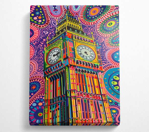  A Canvas Print of Psychedelic London Canvas Print