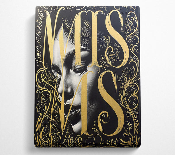  A Canvas Print of Golden Girl Canvas Wall Art