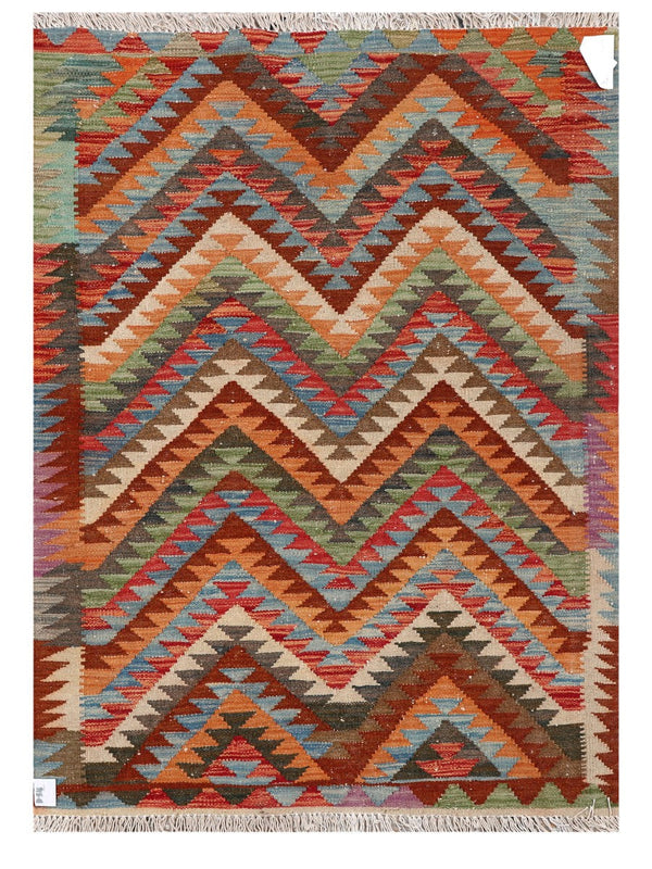 Maimana Afghanistan Kilim Rug - 140 x98 cm