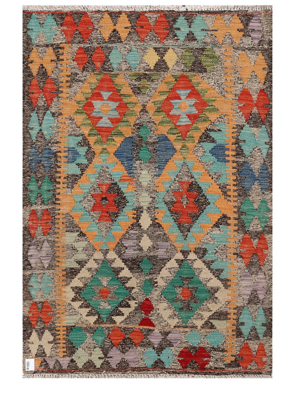Maimana Afghanistan Kilim Rug - 149 x101 cm