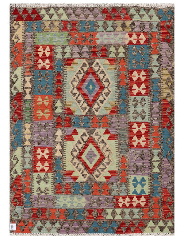 Maimana Afghanistan Kilim Rug - 146 x104 cm