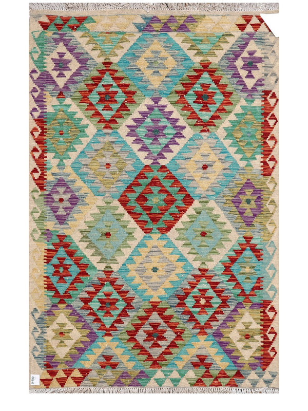 Maimana Afghanistan Kilim Rug - 156 x100 cm