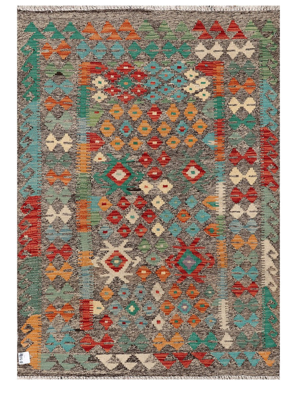 Maimana Afghanistan Kilim Rug - 148 x104 cm