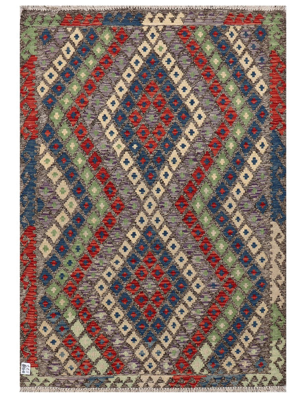 Maimana Afghanistan Kilim Rug - 152 x105 cm