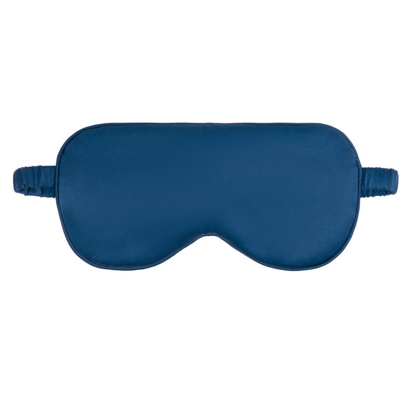 Navy Blue Silk Sleep Mask