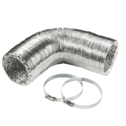 Knightsbridge EX4DUCT 100MM/4" Aluminium Ducting Kit