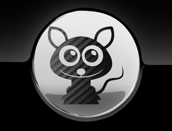 Adorable Rat Fuel Cap Car Sticker