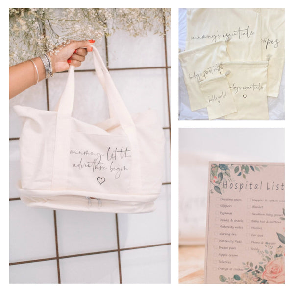 Hospital Bag and Organisers