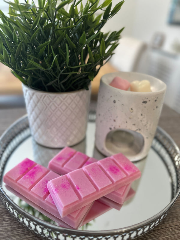 Rhubarb & Rose Wax Melts Sweet, Floral & Beautifully Bold