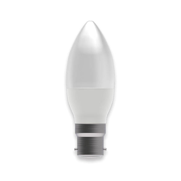 Bell 05057 Non-Dimmable 4W LED BC Bayonet Cap B22 Candle Warm 2700K  250lm Opal Light Bulb - DISCONTINUED