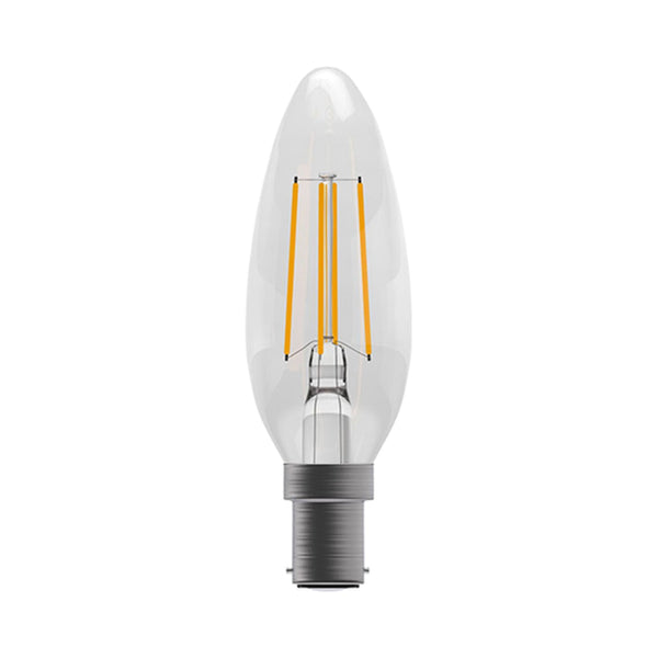 Bell 05306 Dimmable 4W LED SBC Small Bayonet Cap B15 Candle Warm 2700K
  470lm  Light Bulb