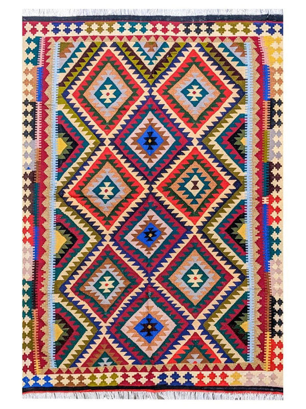Maimana Afghanistan Kilim Rug - 236 x 152 cm