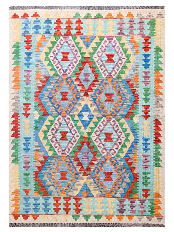 Maimana Afghanistan Kilim Rug - 178 x 124 cm