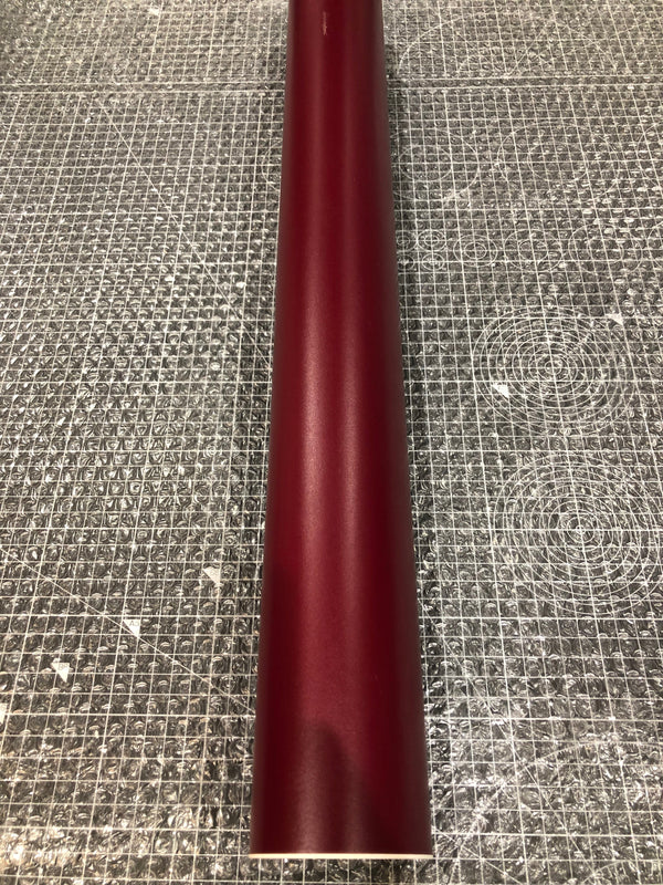 Matte Vinyl Roll 610mm Wide, Burgundy