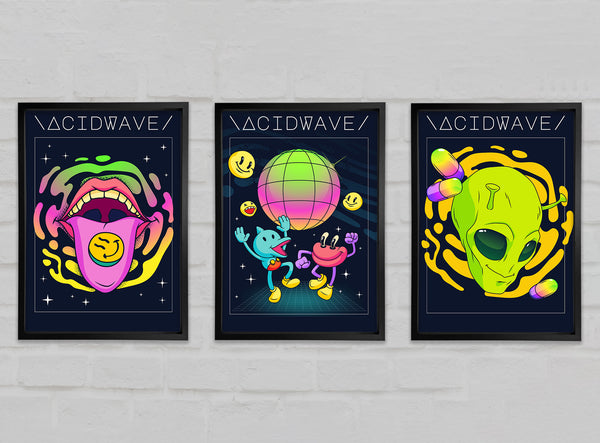 Acid Wave Gallery Wall Art