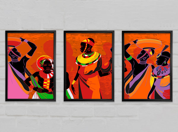 African Tribe Gallery Wall Art