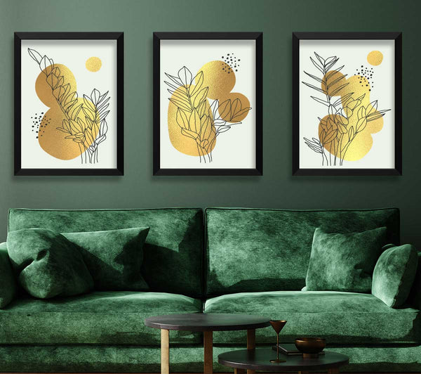 Frühlingsblumen Gold