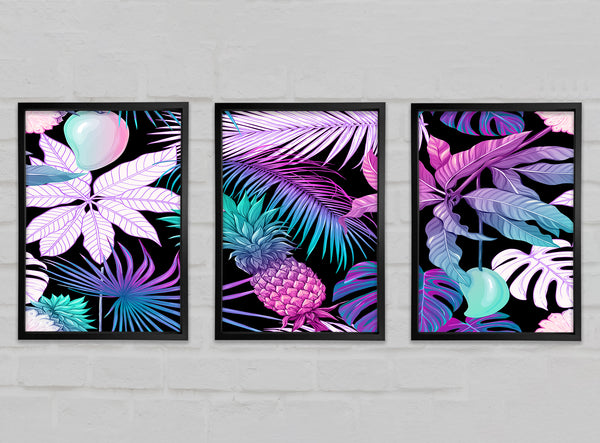 Ananasblätter psychedelisch