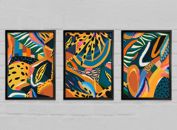 Jungle Art 3 Piece Prints
