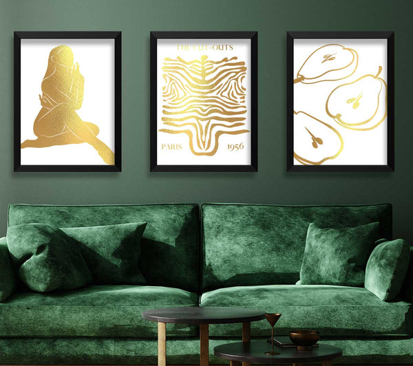 Matisse Cut Outs Weiß und Gold