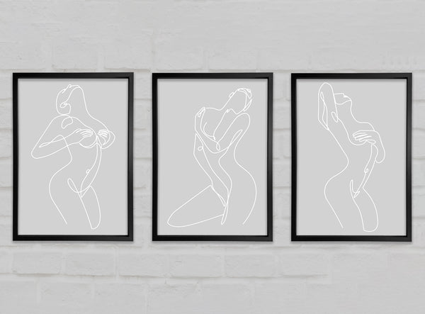 Mode Line Art Grau