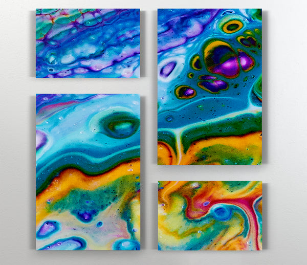  A Canvas Print of Petrol Mix Canvas Art