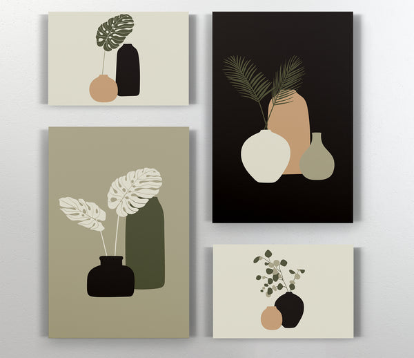  A Canvas Print of Bohemian Plant Pots Canvas Print