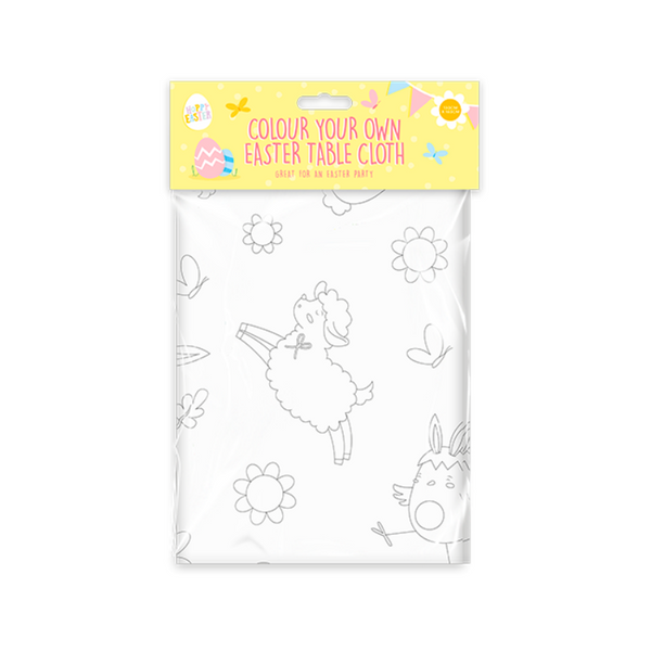 Wholesale Colour Your Own Easter Table Cloth - (Case of 24)