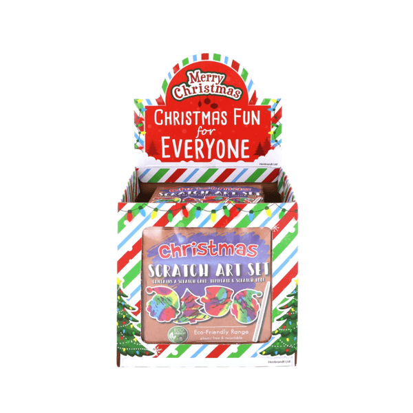 Wholesale Eco-Friendly Christmas Scratch Art Set - (CDU of 108)