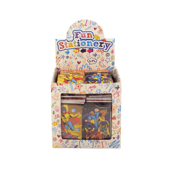 Wholesale Mini Superhero Notebook - (CDU of 168)