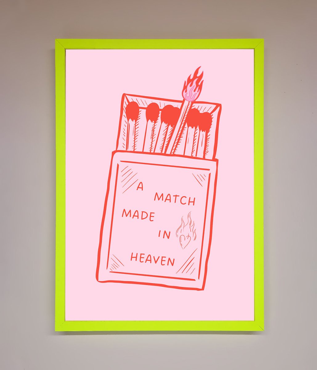 A Match Made In Heaven Framed Wall Art - Zestio