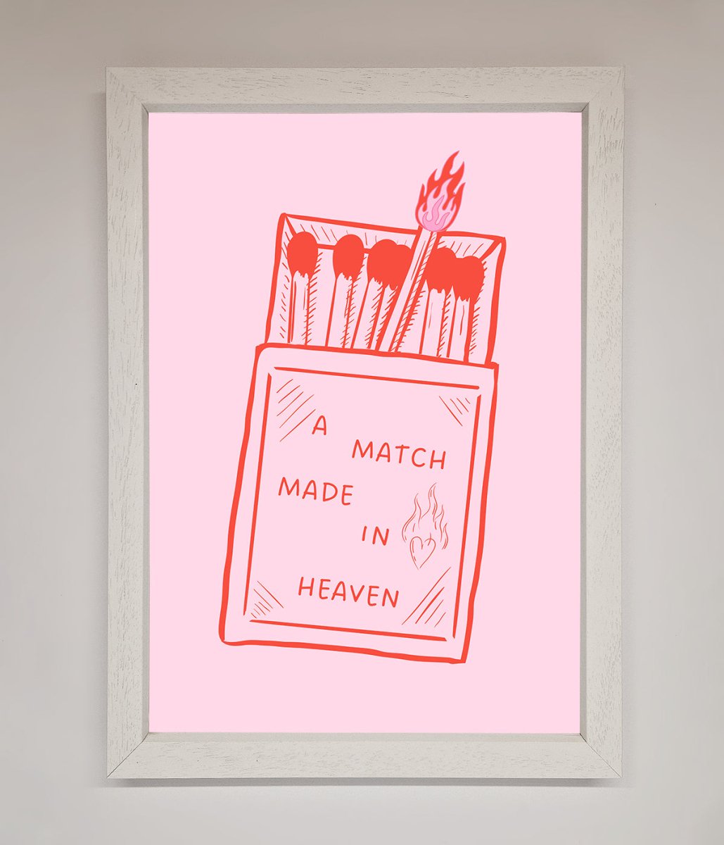 A Match Made In Heaven Framed Wall Art - Zestio