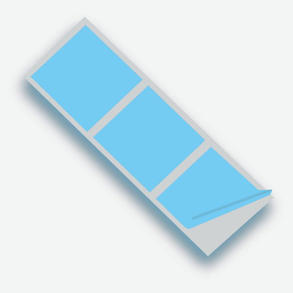 Arctic Blue Matte 150mm SQ Vinyl Wall Tile Stickers Kitchen & Bathroom Transfers