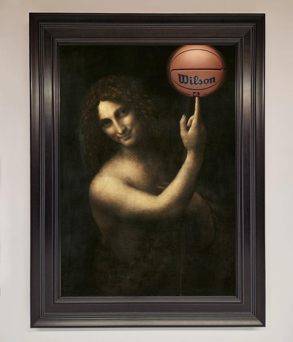 Basketball Renaissance Altered Framed Print - Zestio
