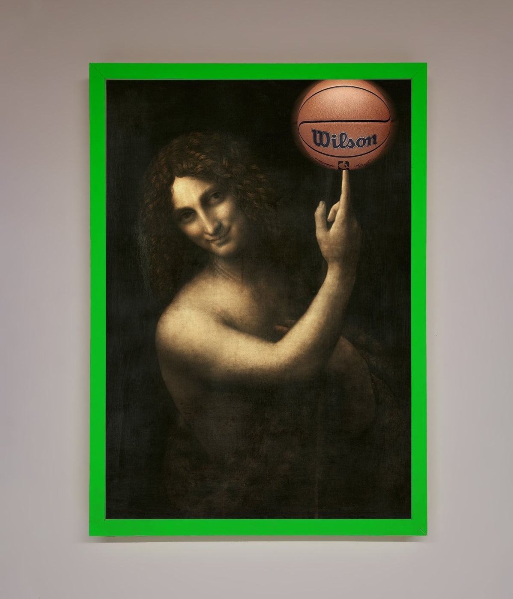 Basketball Renaissance Altered Framed Print - Zestio