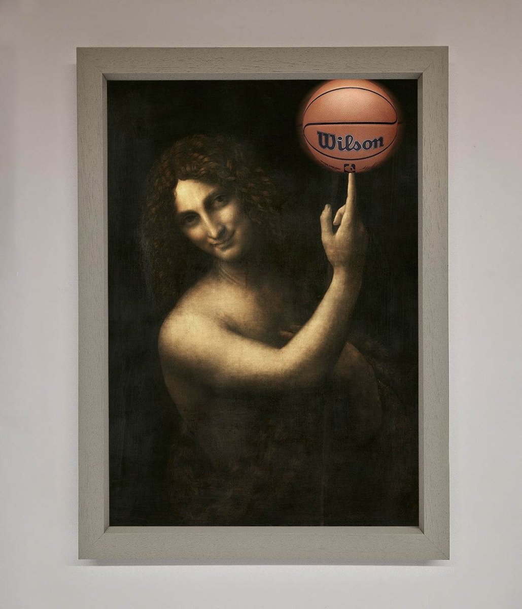 Basketball Renaissance Altered Framed Print - Zestio