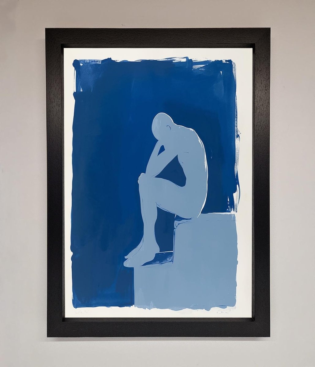 Blues Thinking Framed Print - Zestio