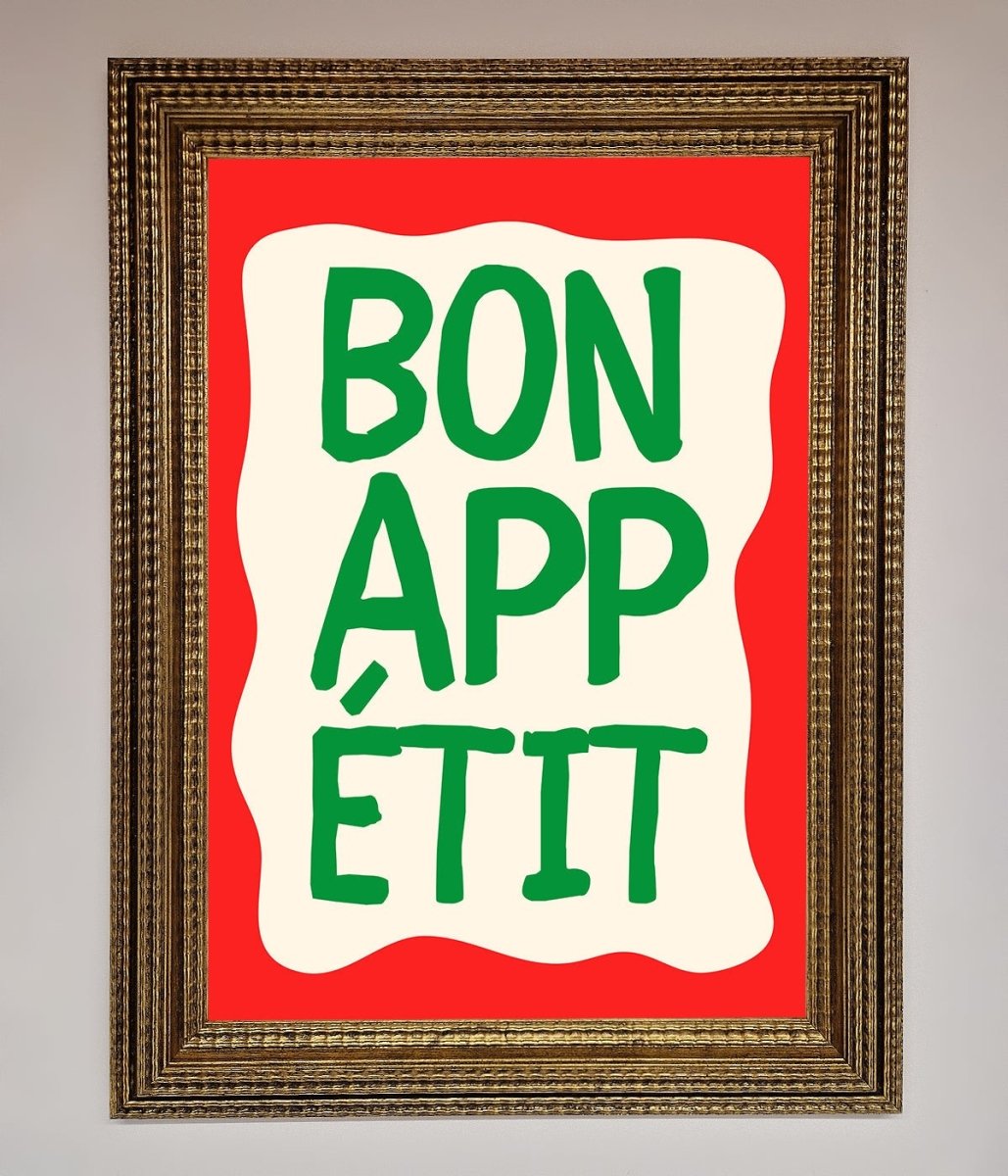 Bonappetit Framed Poster - Zestio