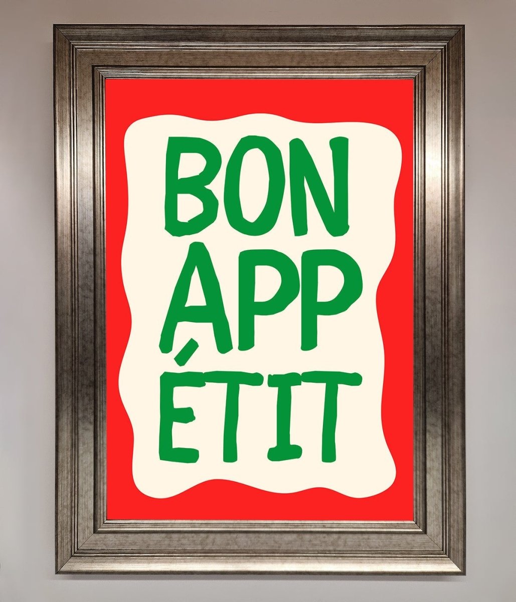 Bonappetit Framed Poster - Zestio