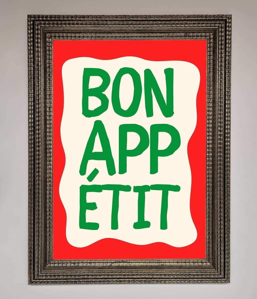 Bonappetit Framed Poster - Zestio