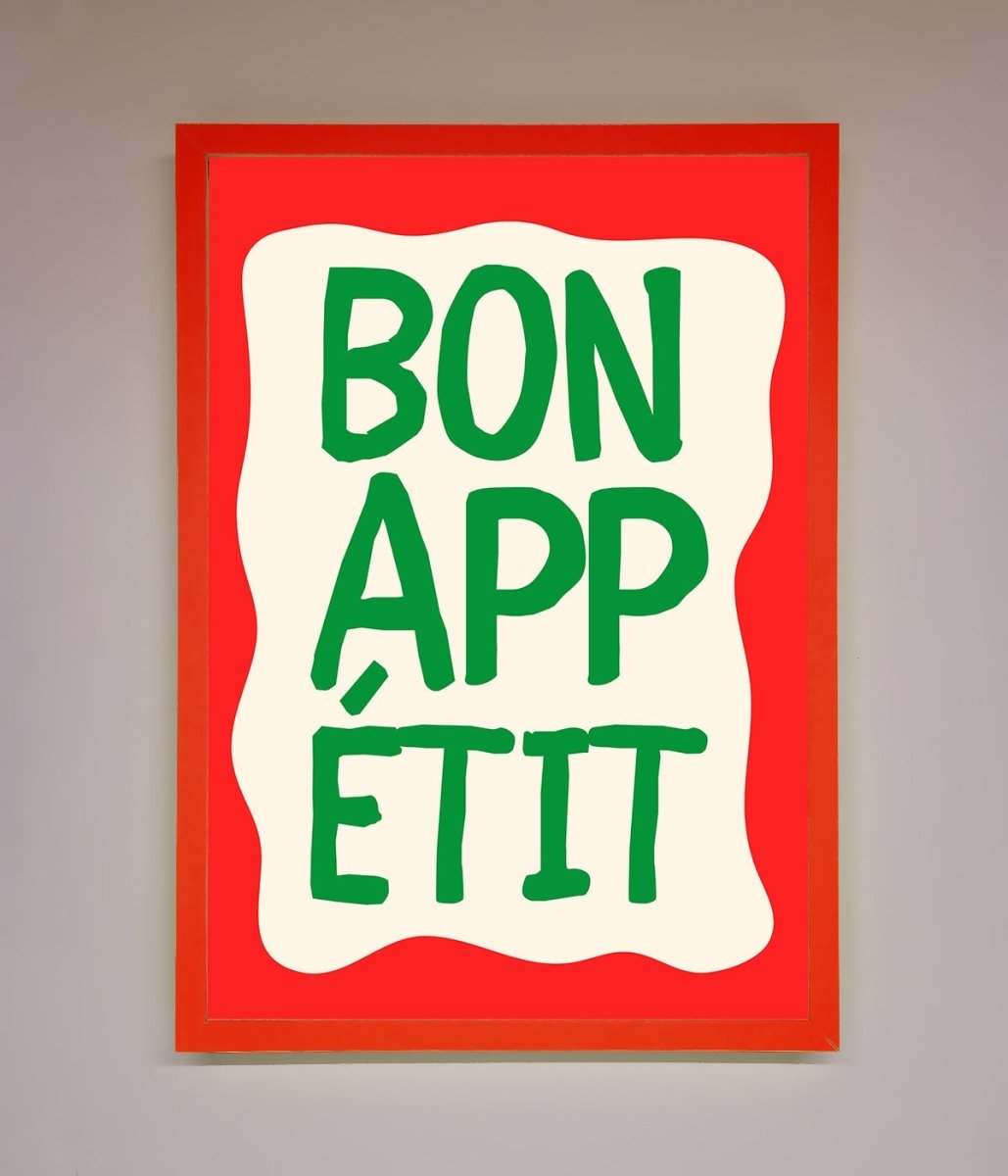 Bonappetit Framed Poster - Zestio