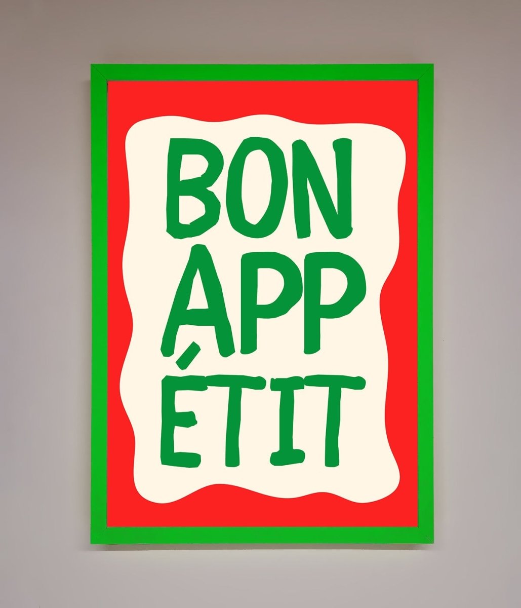 Bonappetit Framed Poster - Zestio